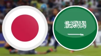المنتخب السعودي ضد المنتخب الياباني
